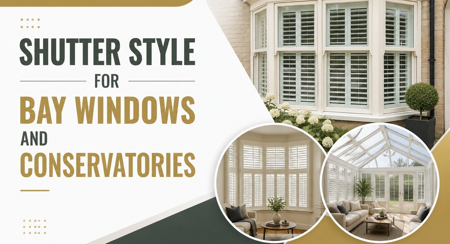 How to Choose the Perfect Shutter Style for Bay Windows and Conservatories