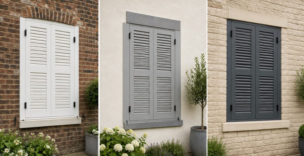 custom colour window shutters