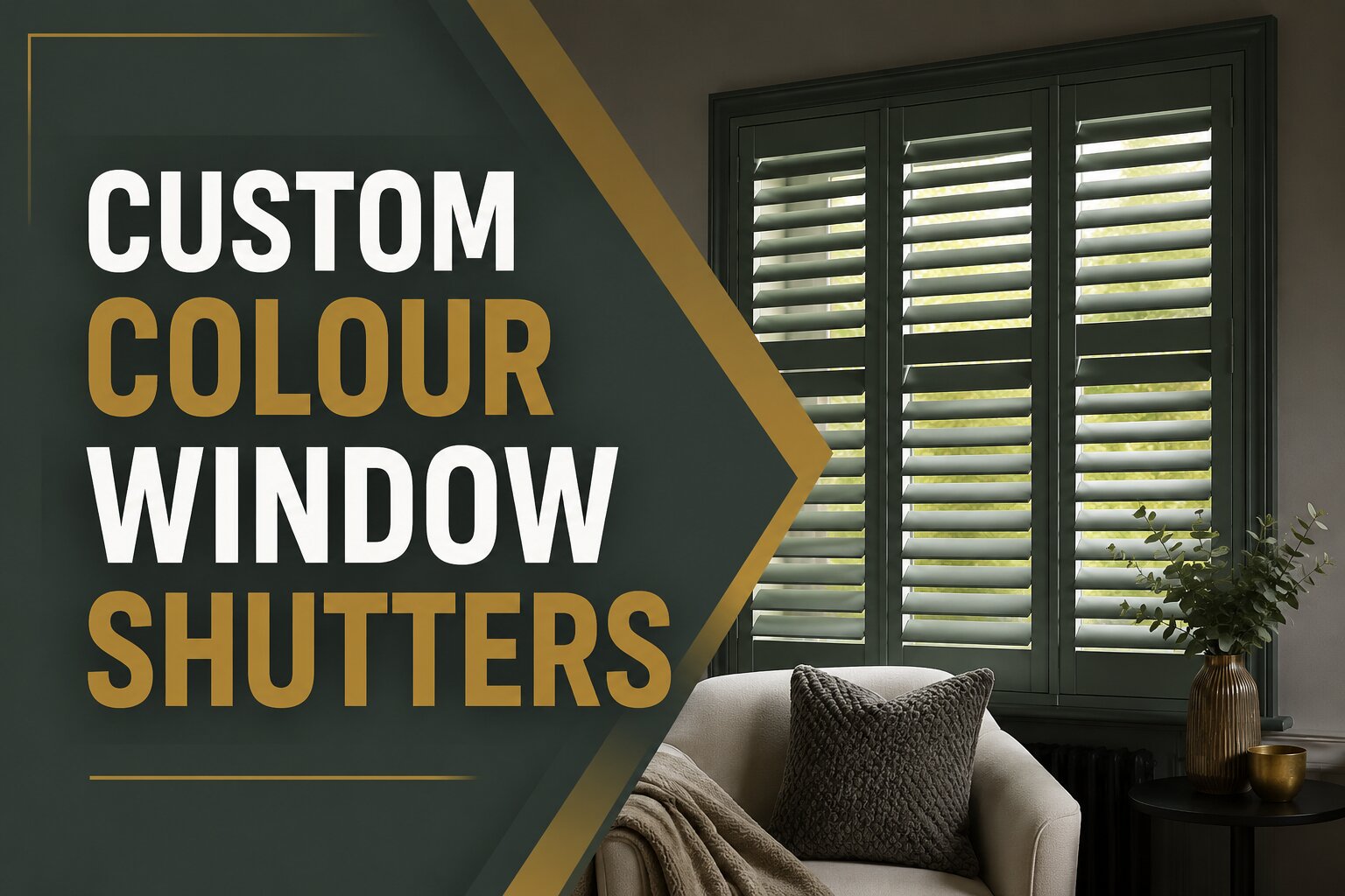 Custom Colour Shutters: how to personalise the finish of your window coverings
