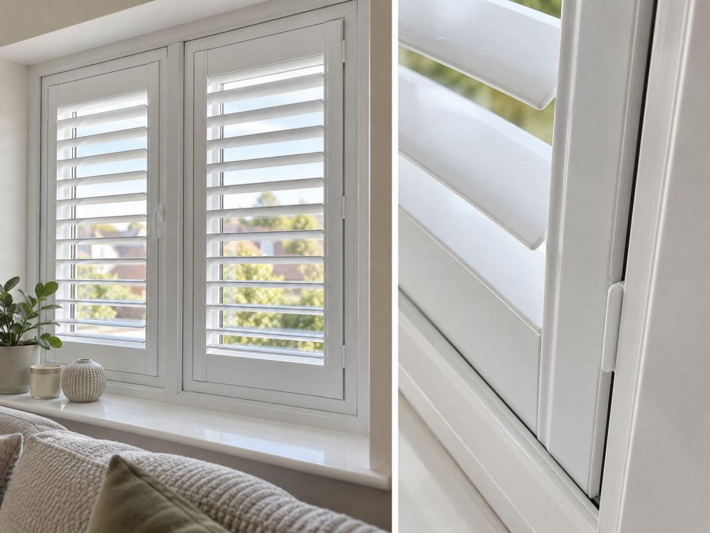 perfect fit shutters on uPVC windows