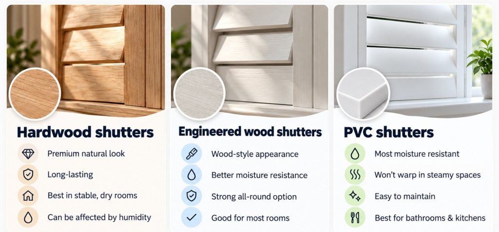Which material is best for shutters