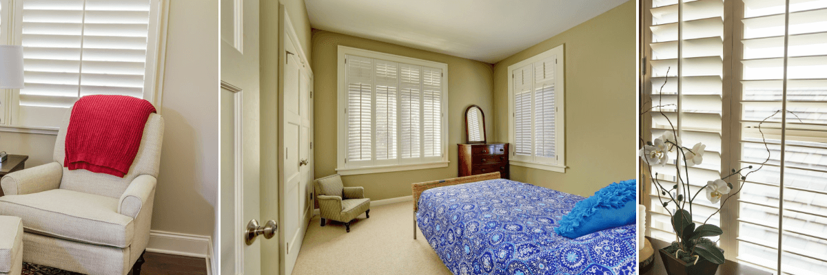 plantation shutters grays